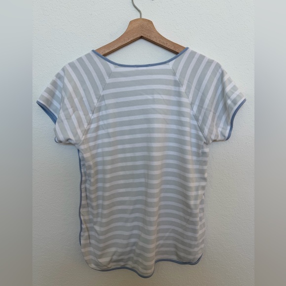 Lake Pajamas Pima Shirt in Seaside Size Medium - Picture 4 of 7